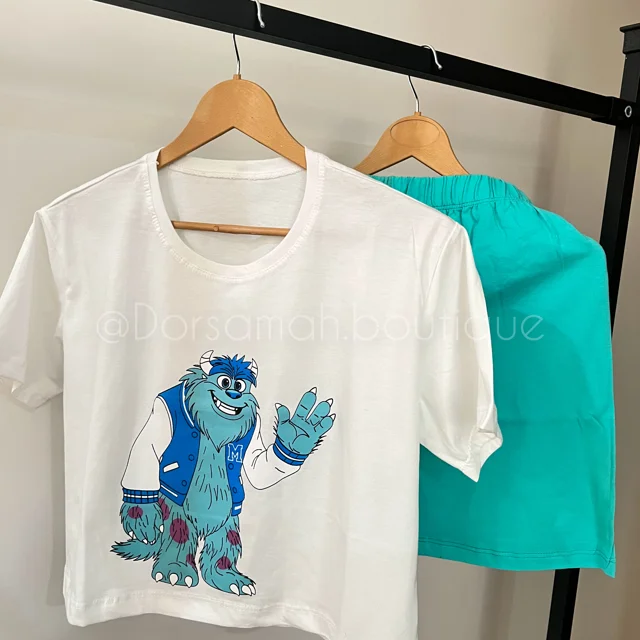 ست تيشرت و شلوارك👚🩳